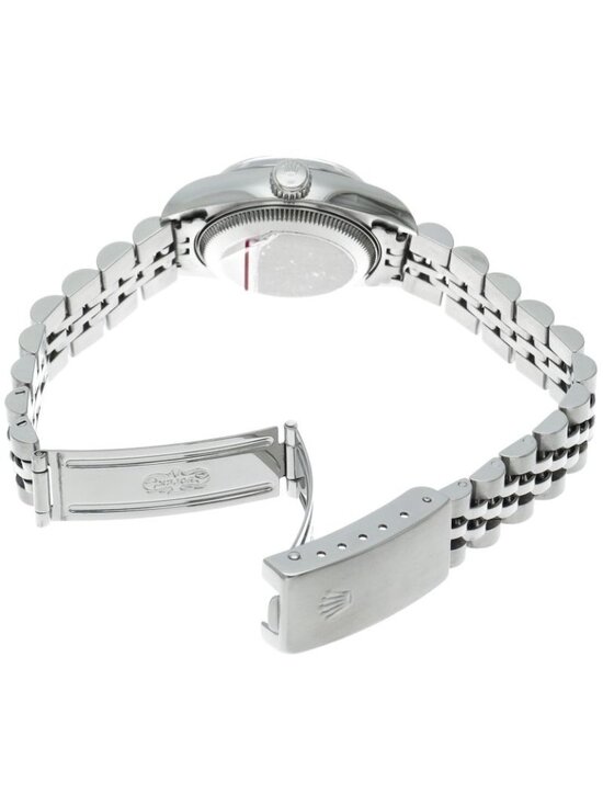 Rolex Oyster Perpetual Date Watch SS Silver Polished